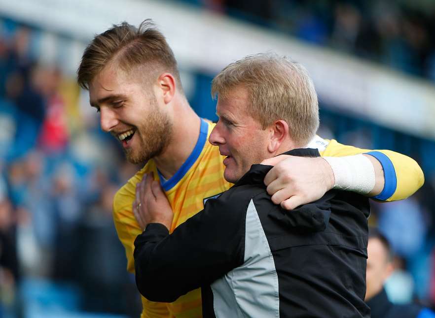 Ady Pennock with Tomas Holy Picture: Andy Jones