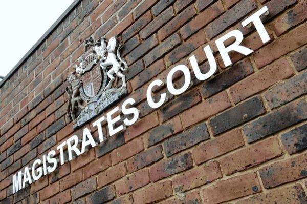 Sevenoaks Magistrates Court, London Road, Sevenoaks. Pupils from local schools staging a domestic violence court case in an annual competition. Picture: Matthew Walker (7069195)