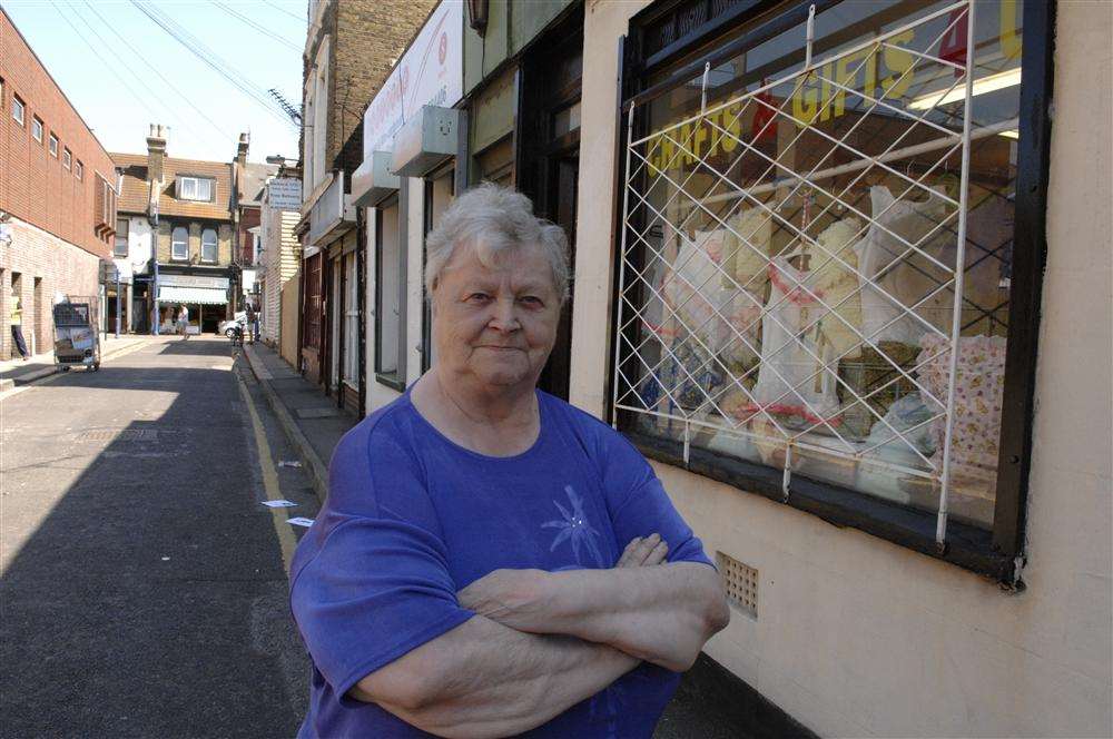 Ann Burbidge at her shop Crafts4U in Hope Street, Sheerness