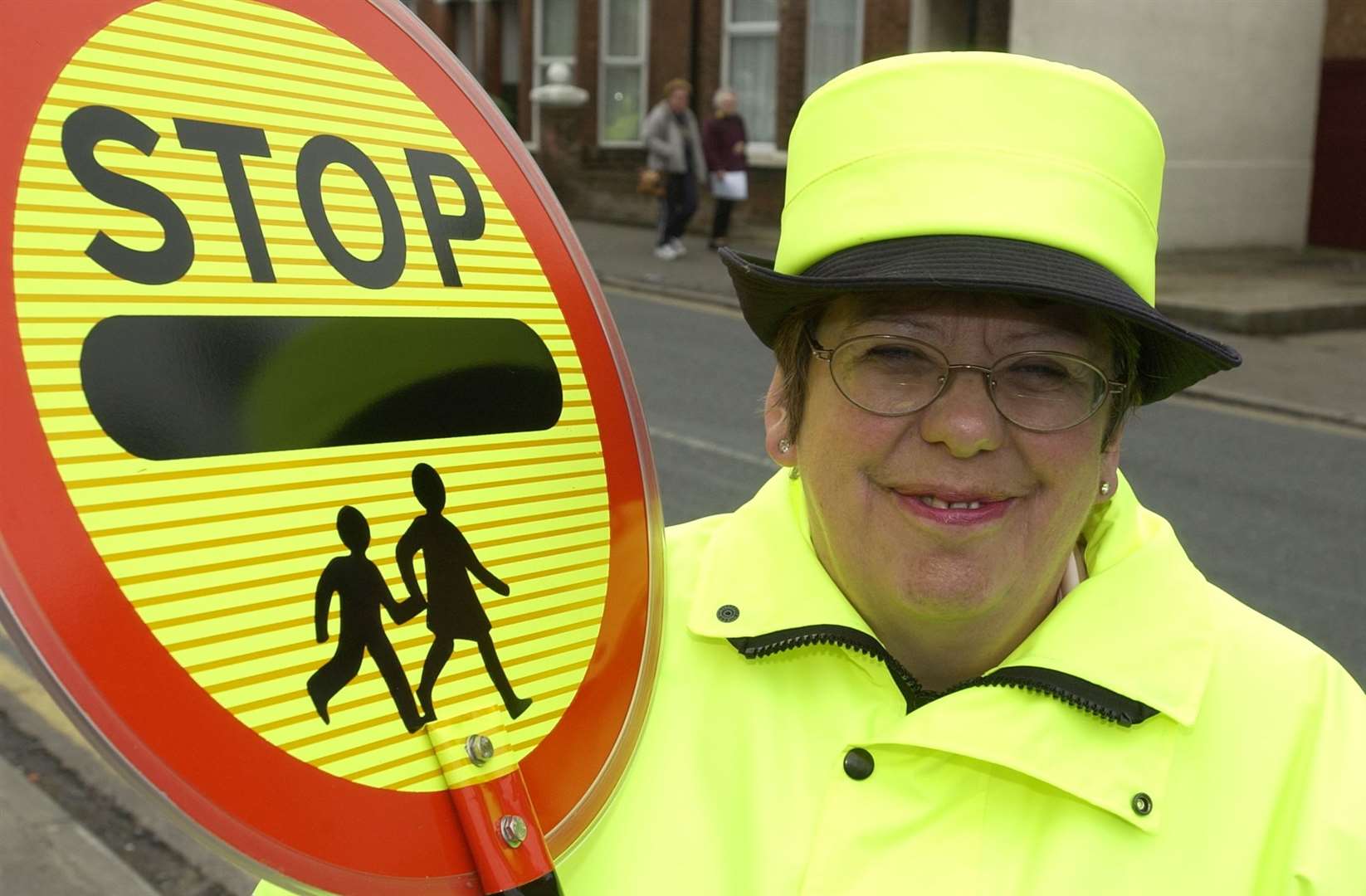 Lollipop lady Sylvia Everest. Picture: Matthew Walker