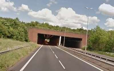 Safety works are taking place in the Chestfield Tunnel. Picture: Google