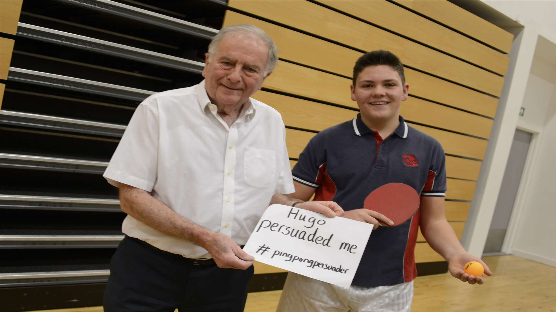 Sir Roger Gale with Hugo Ursell