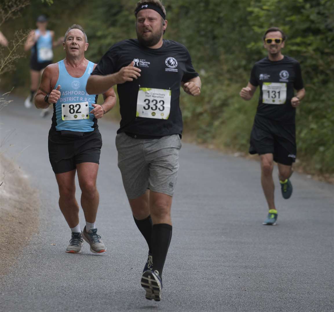 Stuart Adams races against the clock. Picture: Barry Goodwin