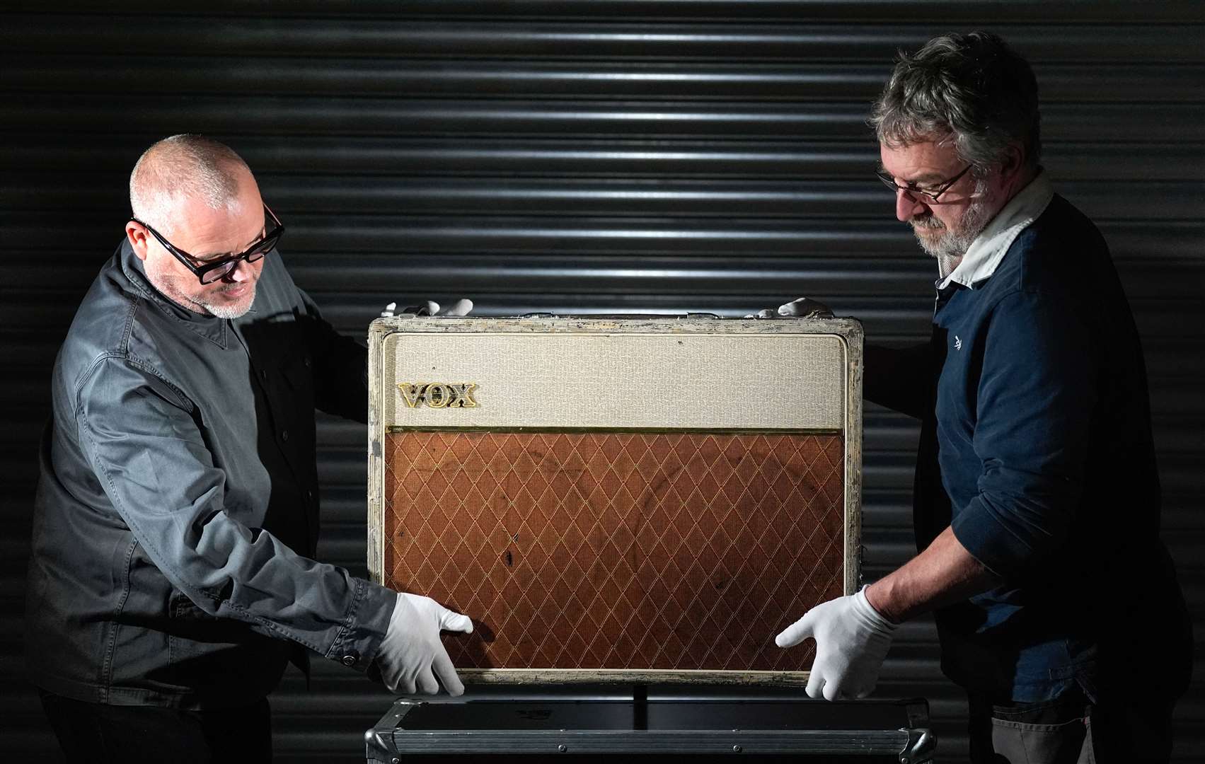 John Lennon’s 1962 Fawn JMI Vox AC15 Twin Amp (Andrew Matthews/PA)