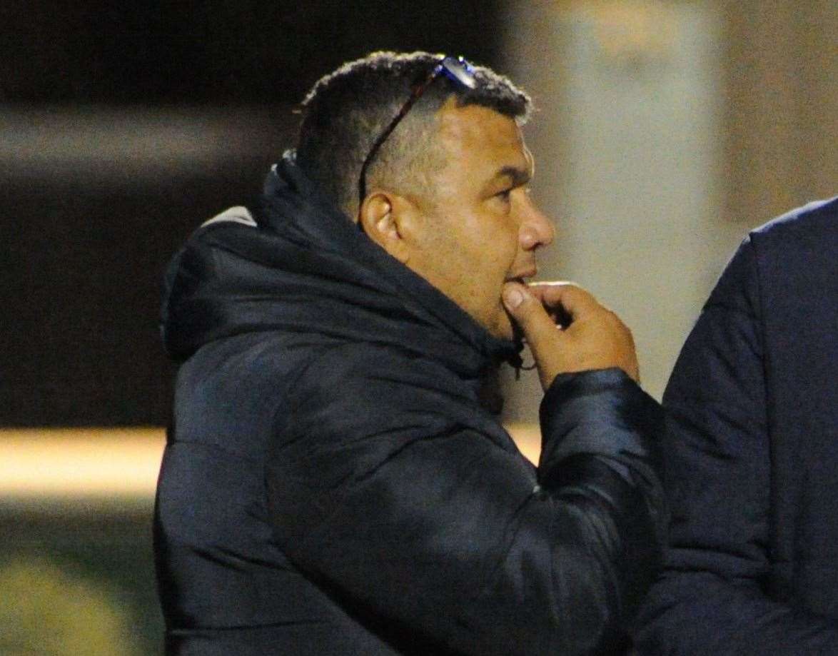 Maidstone United manager Hakan Hayrettin Picture: Steve Terrell