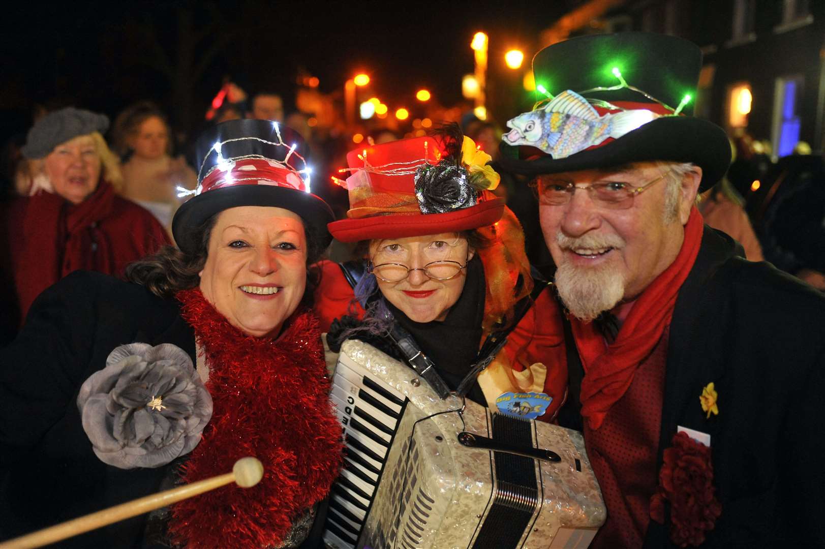 Jim Enright, right, with his daughter Sue Percival, left, and Cottage of Curiosities' trustee Chris Reed