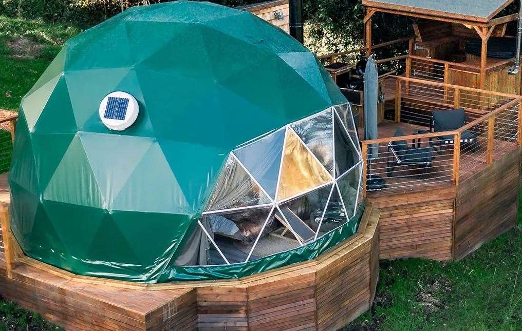 Luna Domes won Best Glamping in the South East