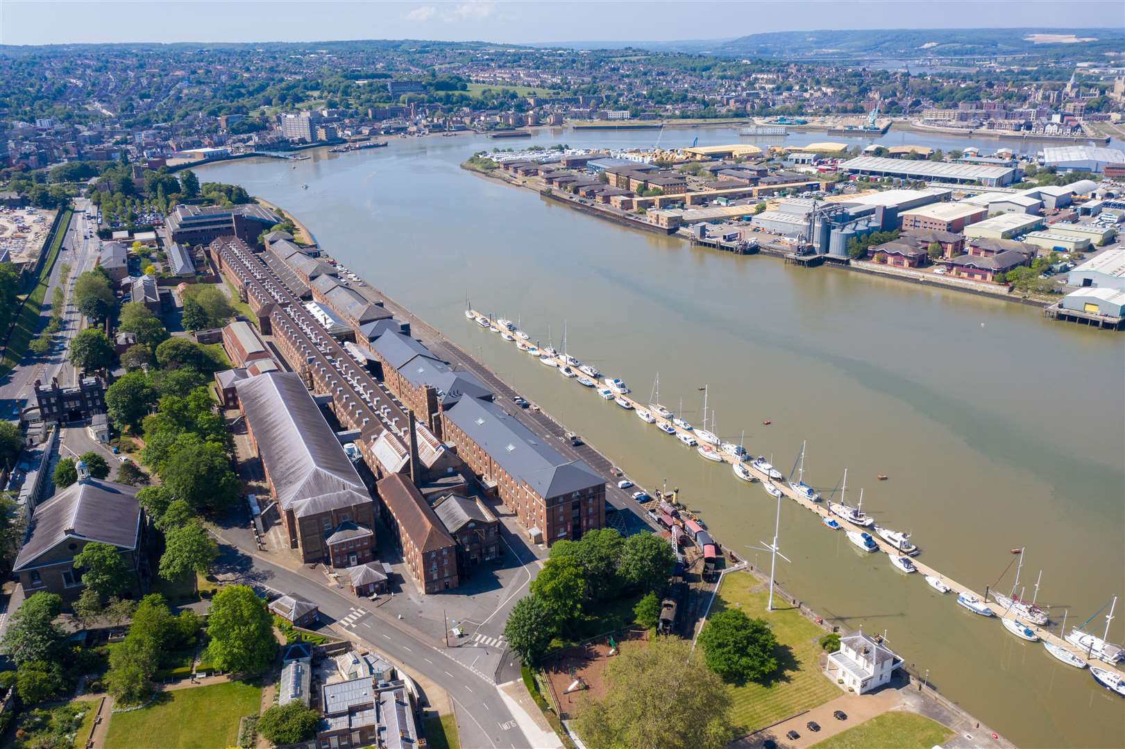 This aerial photo show long the rope walk is Picture: Geoff Watkins