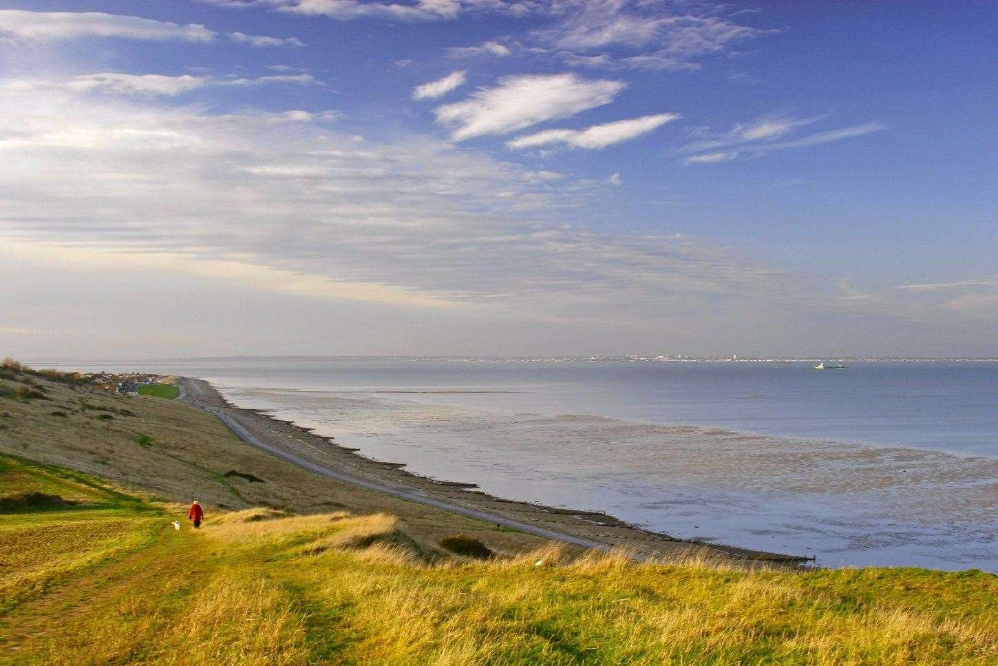 The cliff-top at Royal Oak Point overlooking Minster