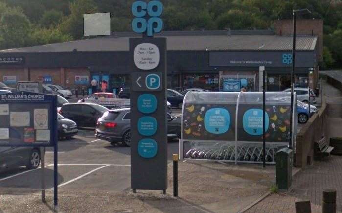 The Co-op in Walderslade where a customer collapsed and died. Picture: Google