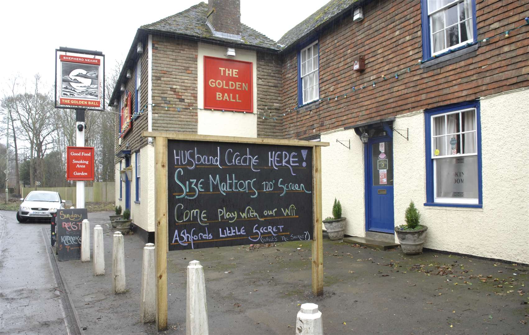 The Bensleys turned The Golden Ball - pictured here in 2009 - into The Old Mill