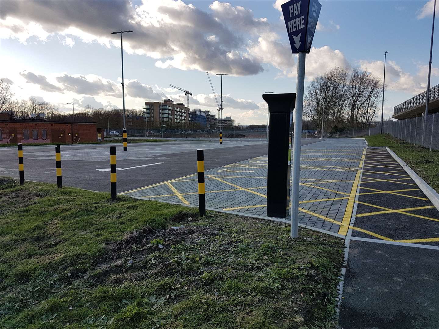 The car park is situated close to the Victoria Road Primary School