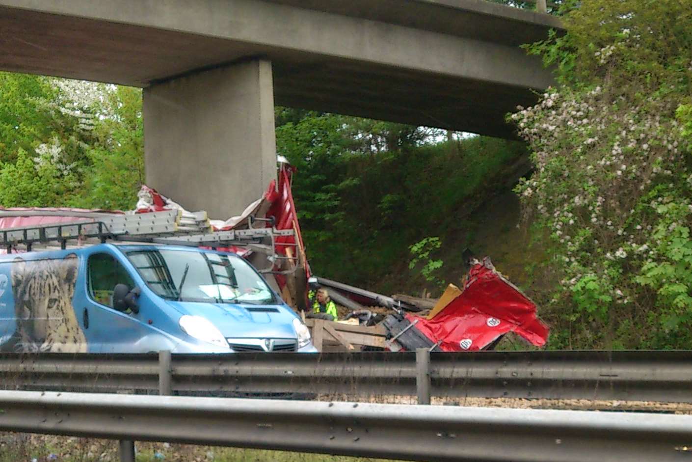 Henryk Konopacki died after his lorry hit a bridge on the A2