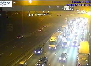 Congestion near Dartford Tunnel