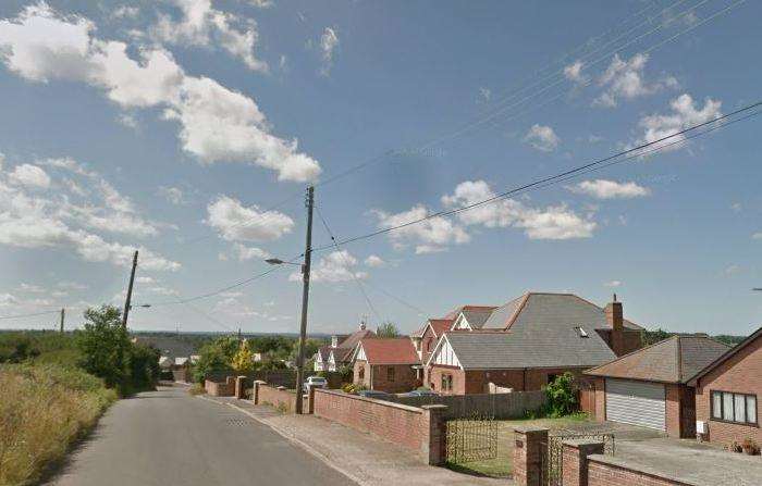 Dargate Road, Whitstable. Google: Stock image