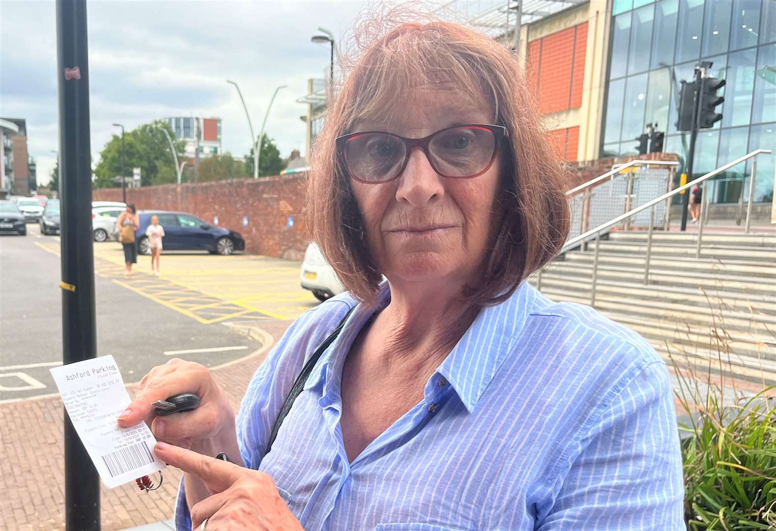 Vicky Branchett says parking fees are too high at Elwick Place. ABC charges £2.60 for up to two hours between 9am and 3pm, but those visiting The Ashford Cinema can park for free