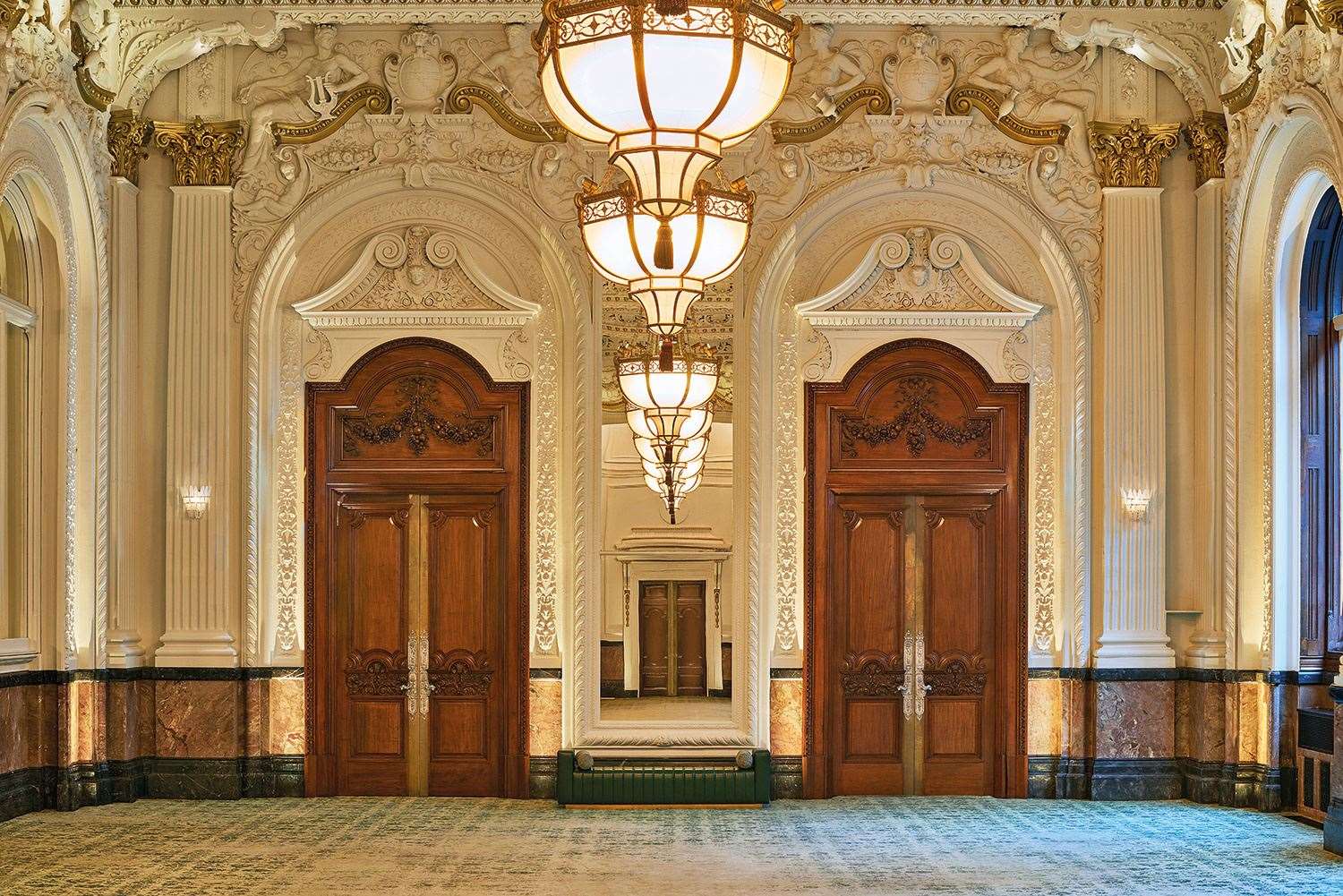 The grand ballroom at the Grand Hotel in Birmingham. Picture: Artisan Plastercraft