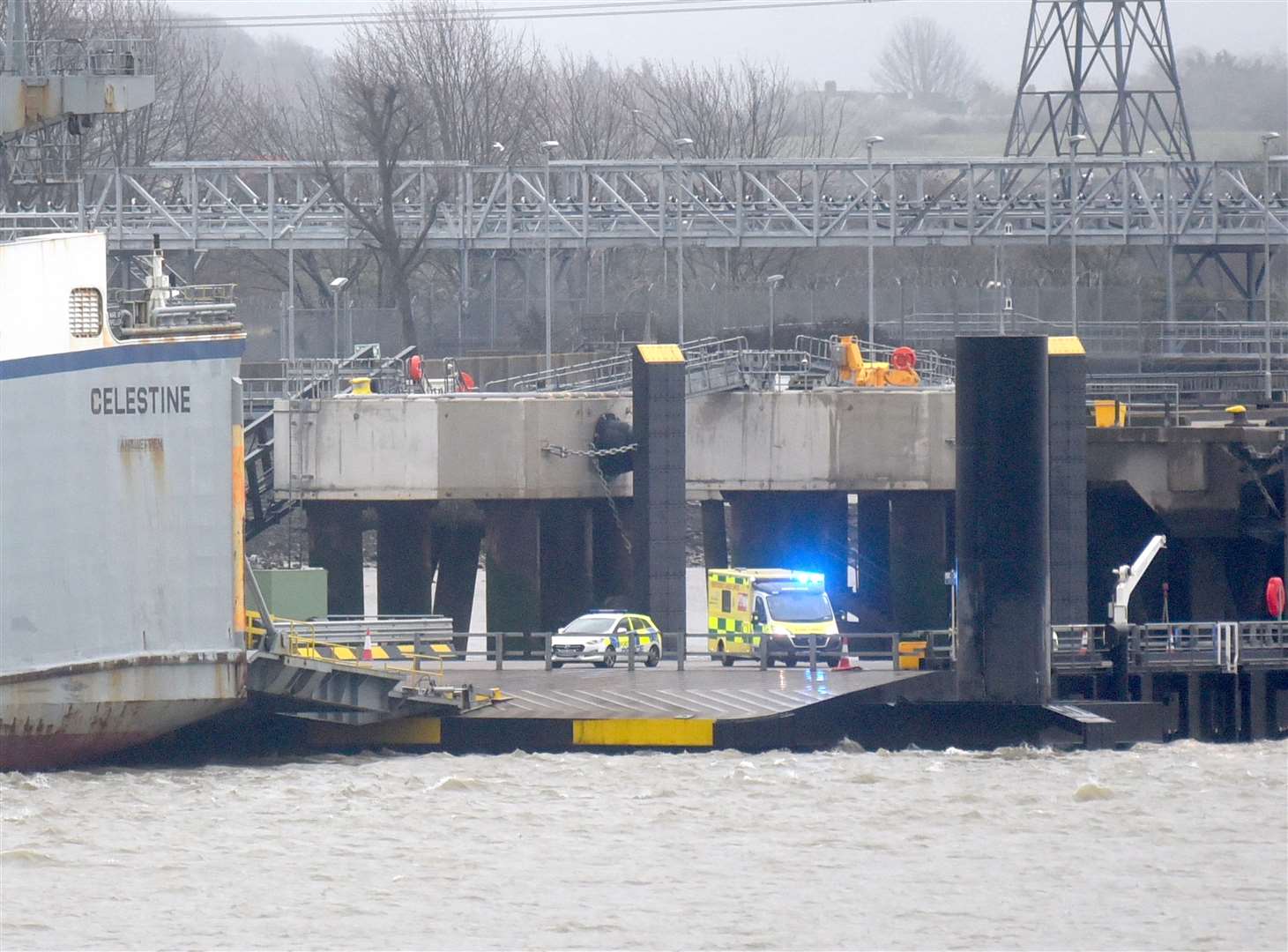 HM Coastguard was called to the incident on the Tilbury side of the River Thames (45096150)