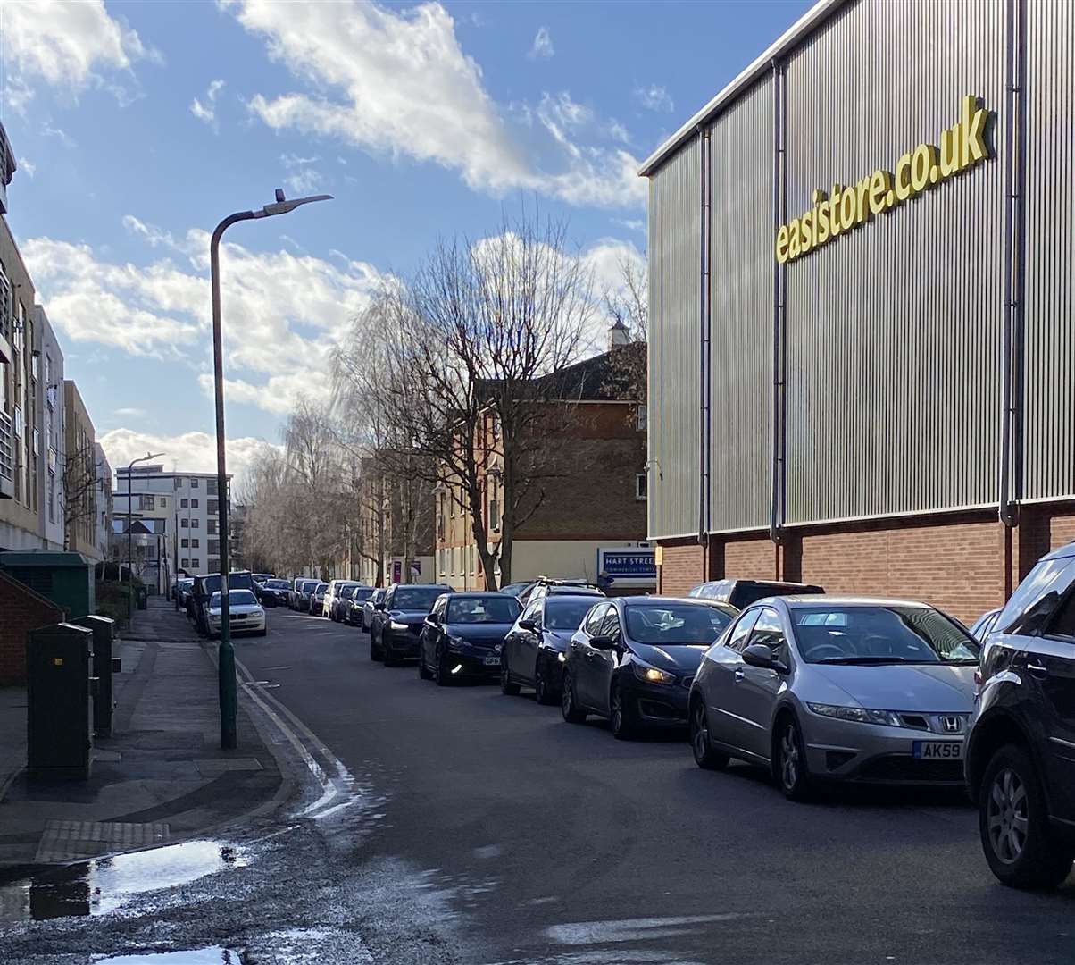 Traffic along Barker Road regularly becomes congested. Picture: Lucy George