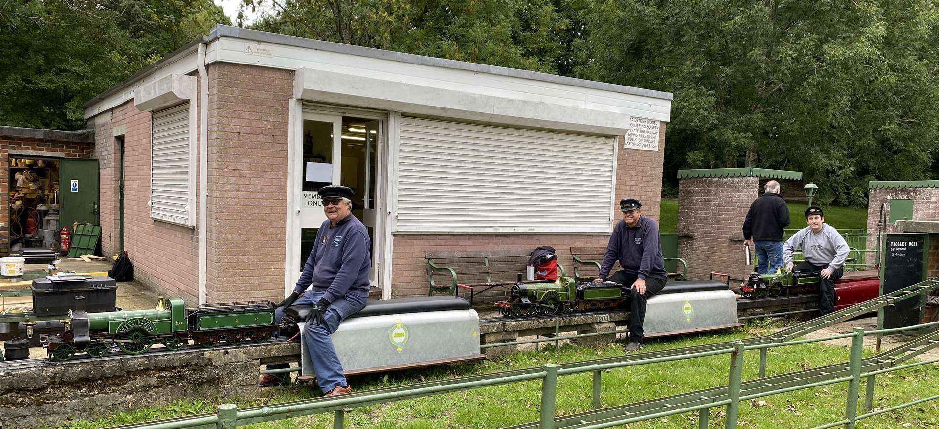 The main club house of the Maidstone Model Engineering Society. Picture: MMES