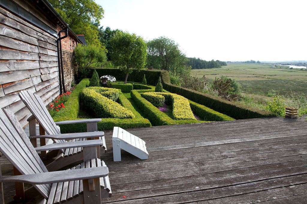 What a place to sit and admire the view