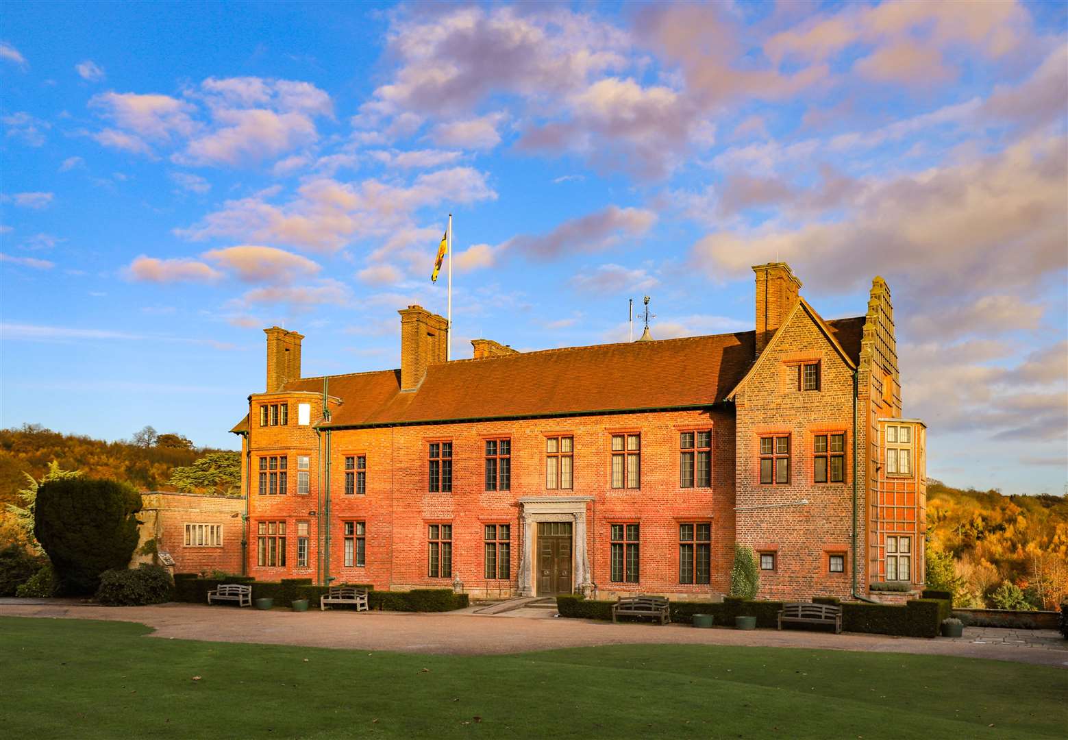 Enjoy views of the stunning gardens and magnificent house at Chartwell. Picture: ©National Trust Images / Chris Jonas