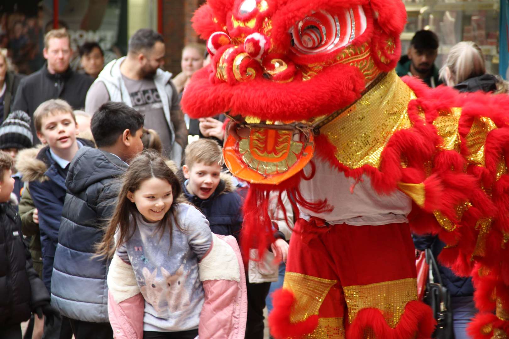 The parade made its way through town. Picture: Gravesham Borough Council