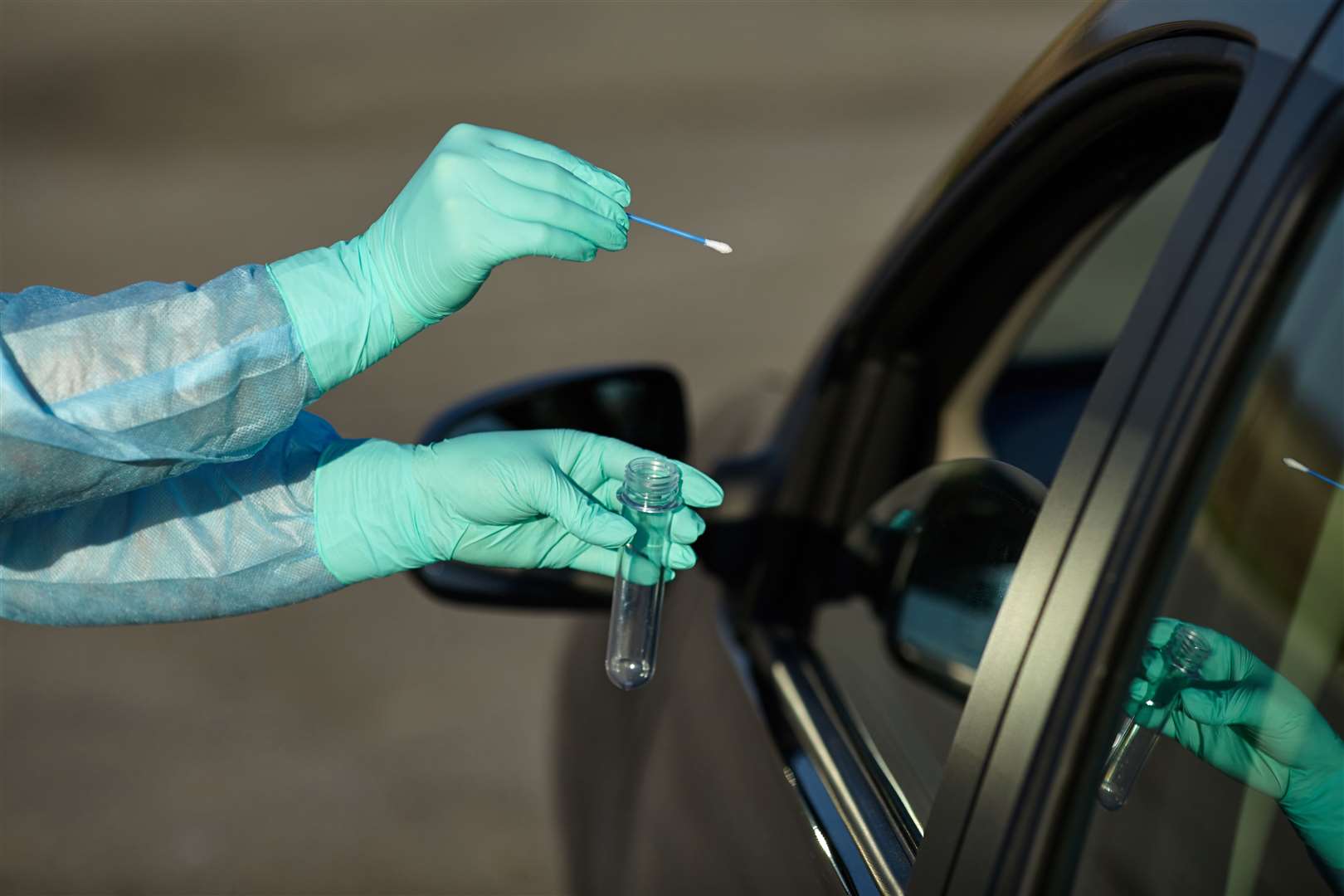 Stock photo of a testing site