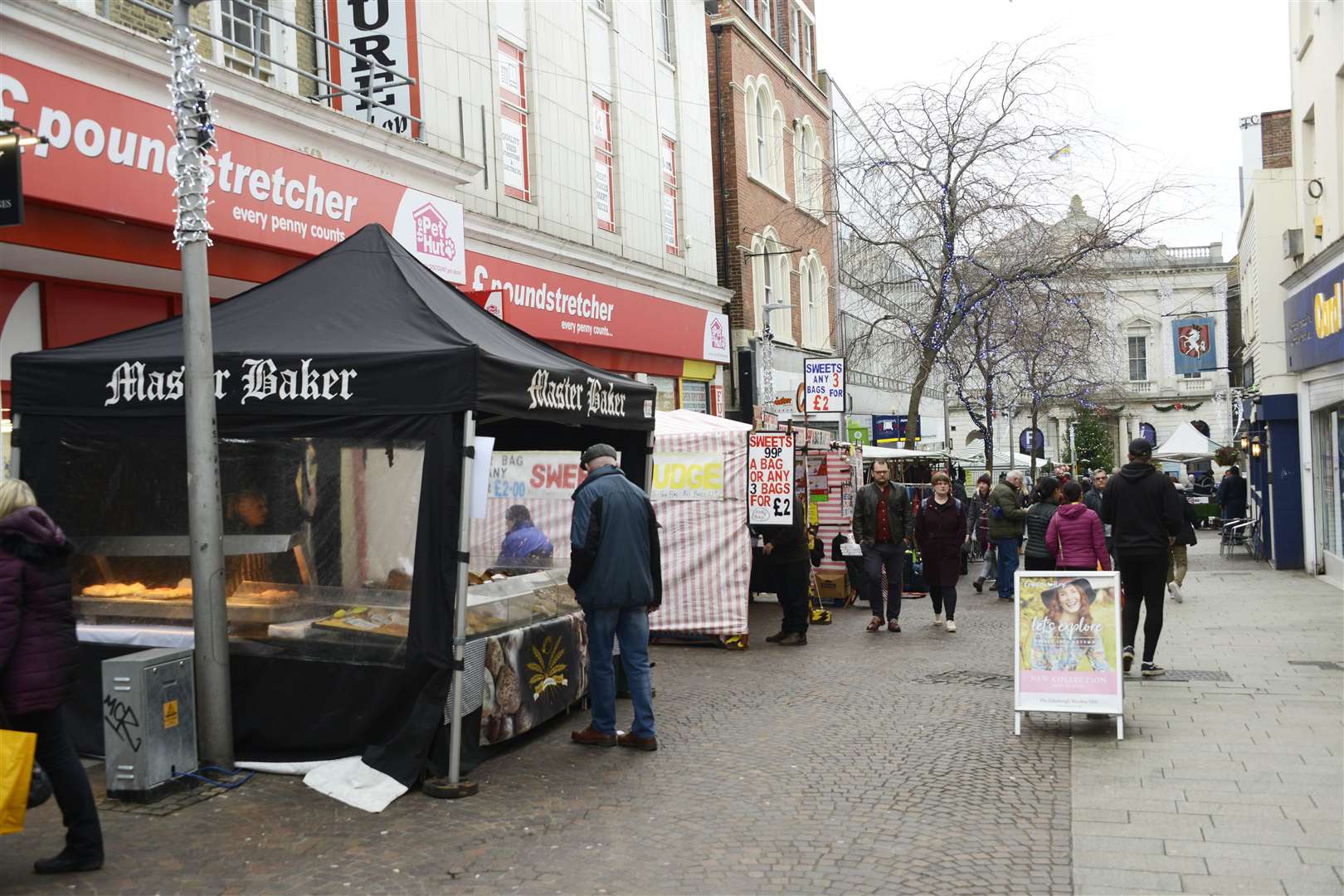 Folkestone market is returning in full from tomorrow. Picture: Paul Amos