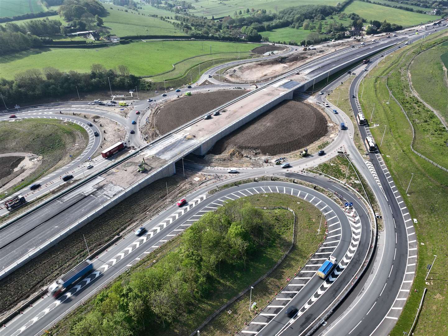 A new link north of Oad Street connects with the A249 Stockbury roundabout. Picture: Phil Drew