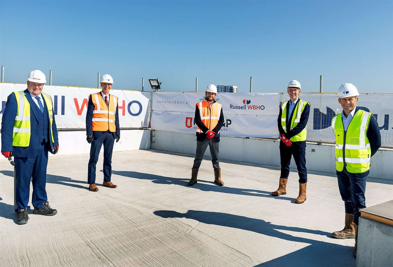 Chatham Waters topping out ceremony in September last year