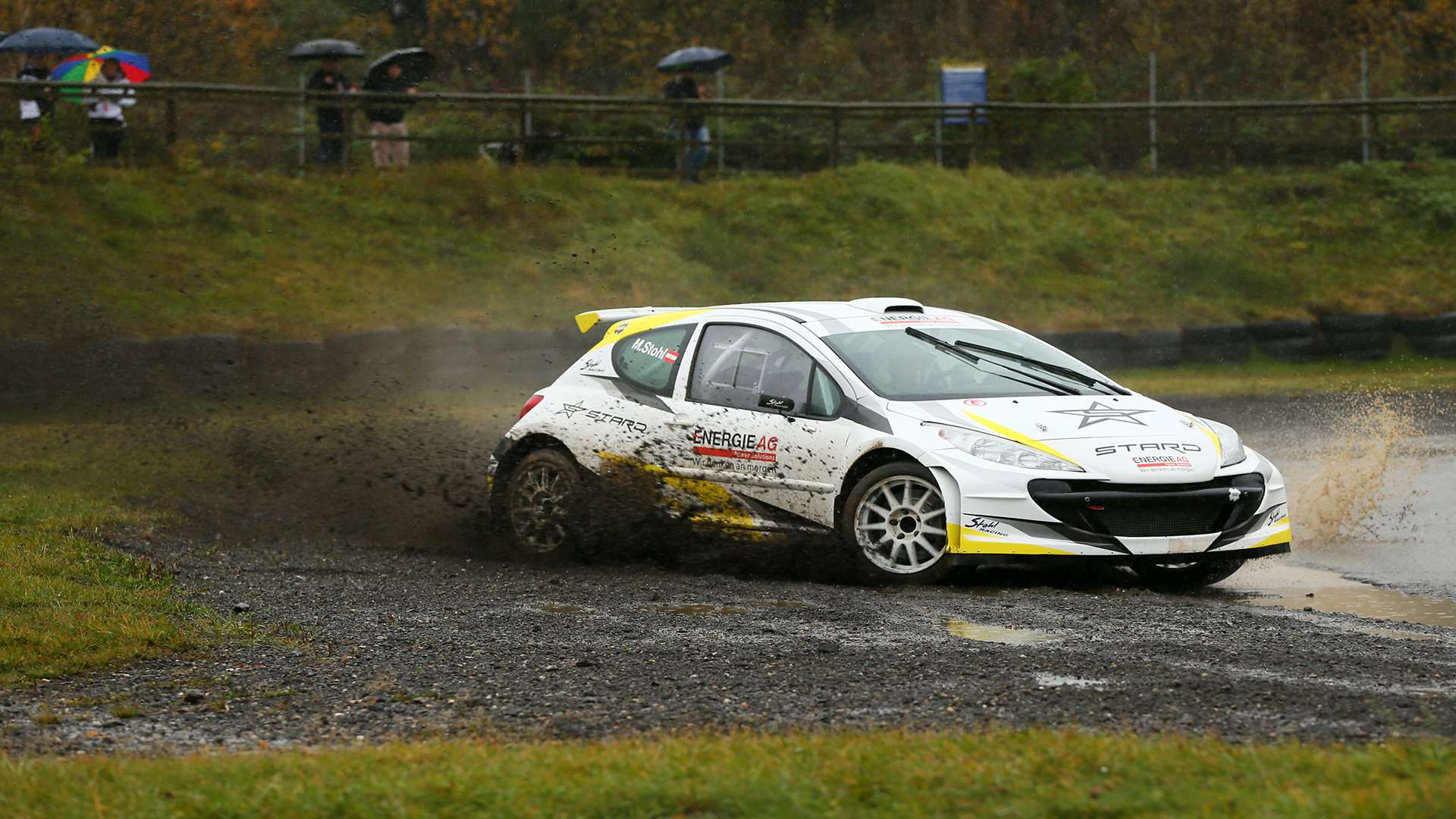 The world's first electric rallycross car has been developed in Austria