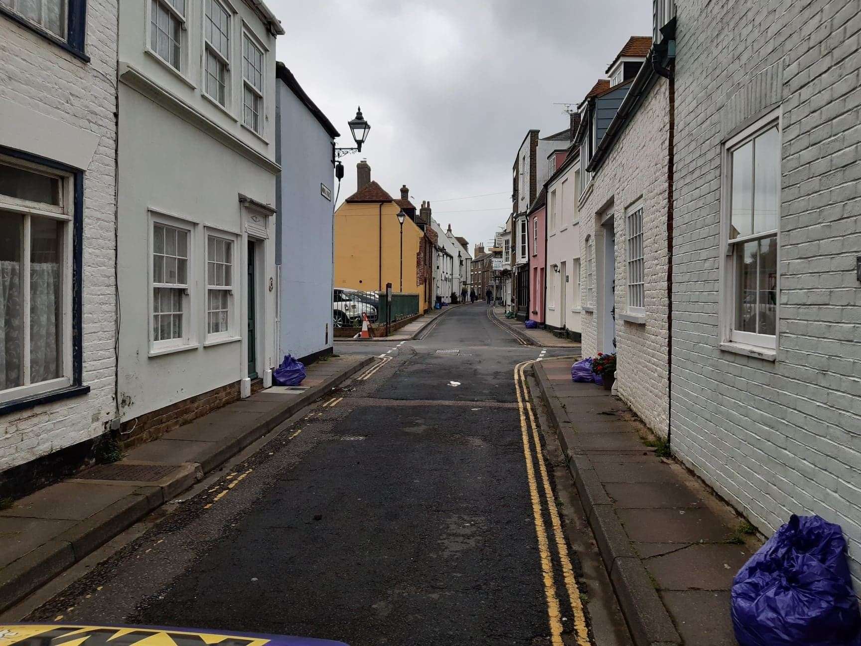 Just one part of Middle Street where bags were not collected. Picture Beth Robson (47947769)