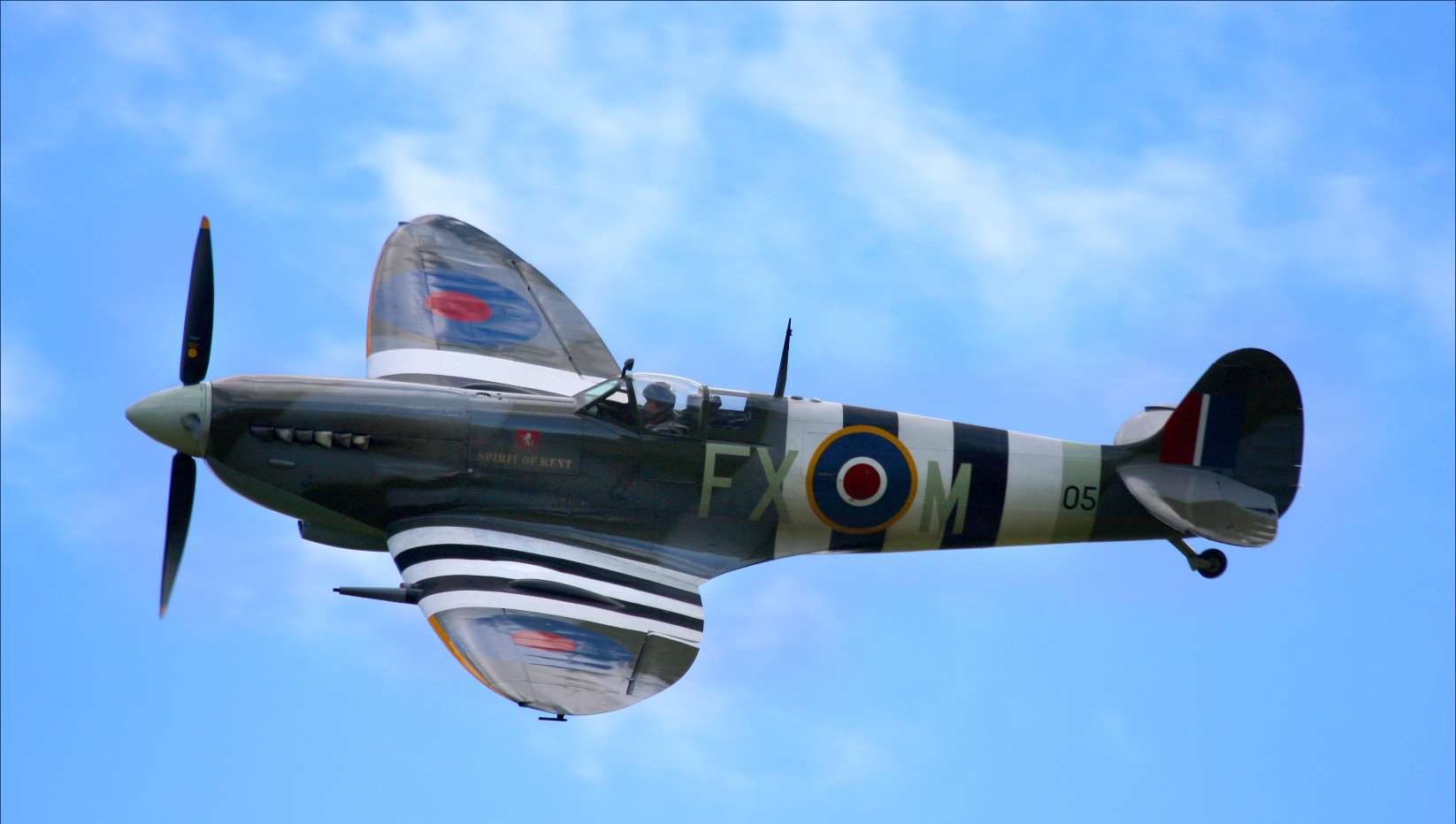 The Spirit of Kent Spitfire from Biggin Hill