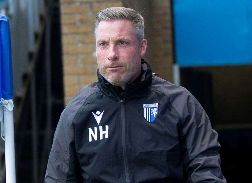 Gillingham manager Neil Harris. Picture: @Julian_KPI