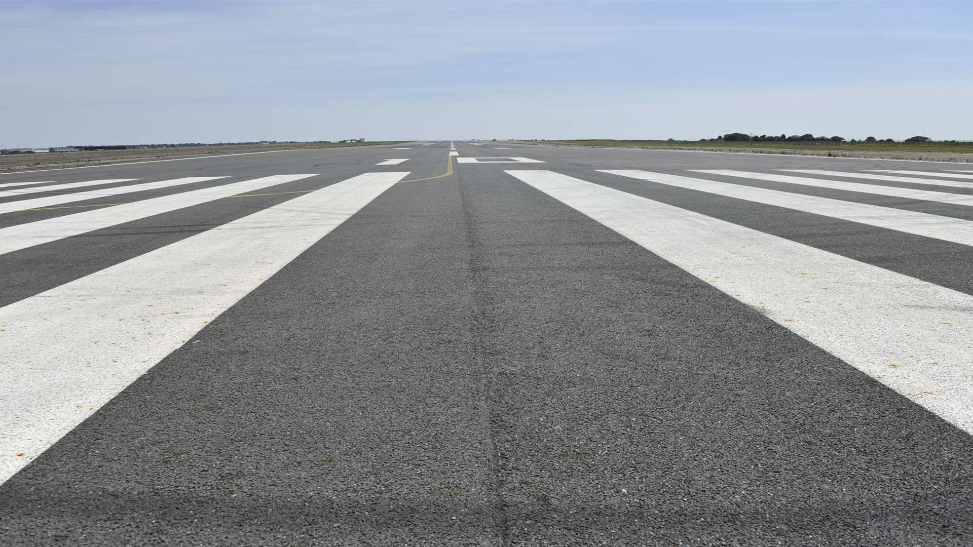 The Manston Airport runway