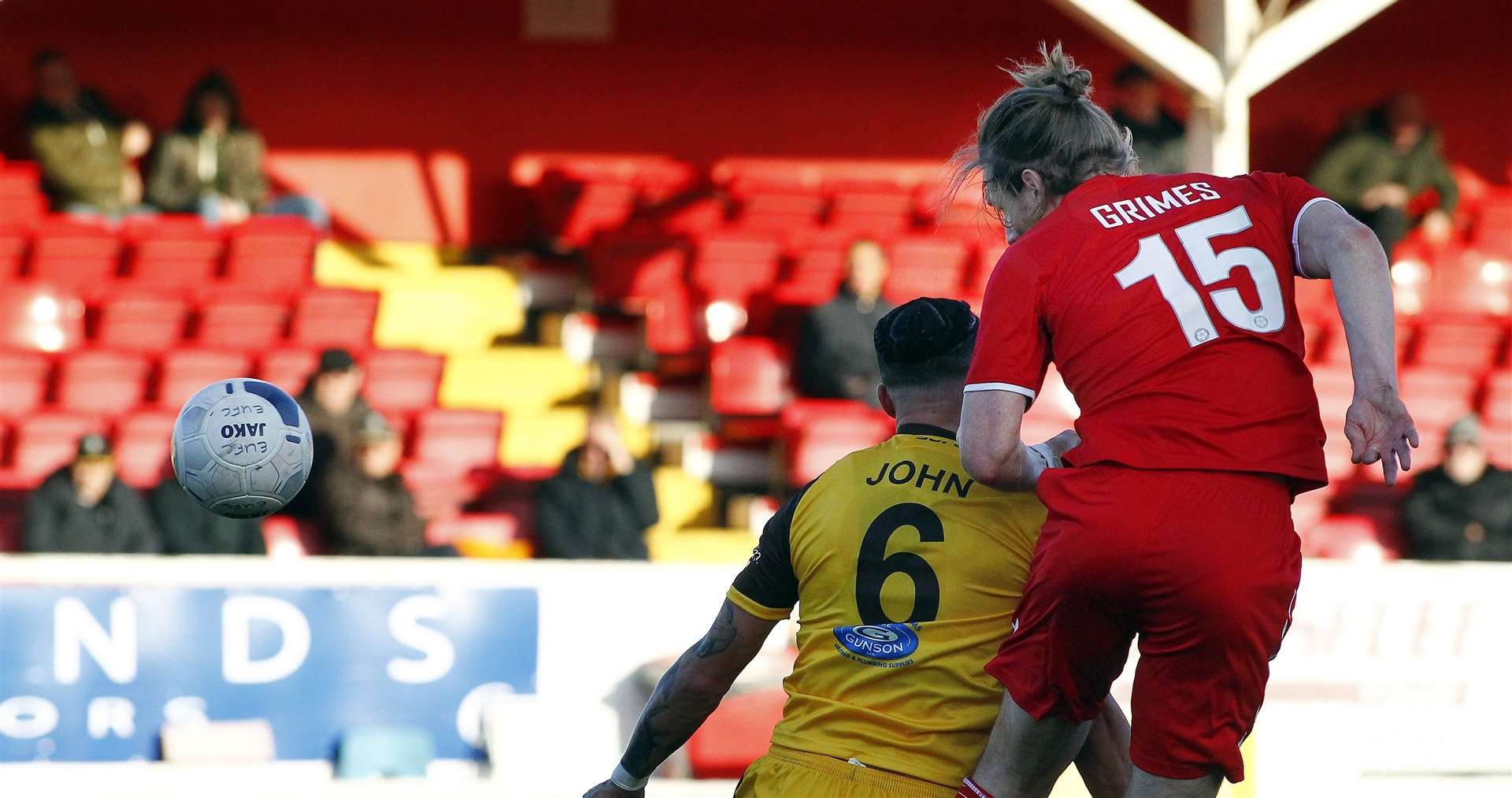 Ebbsfleet United are facing a wait to see what division they will be playing in next season Picture: Sean Aidan