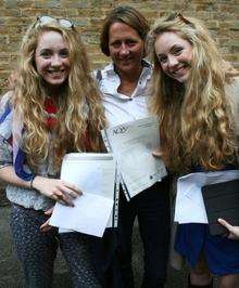 Ella and Olivia Prendergast, of Dartford Grammar School for girls.