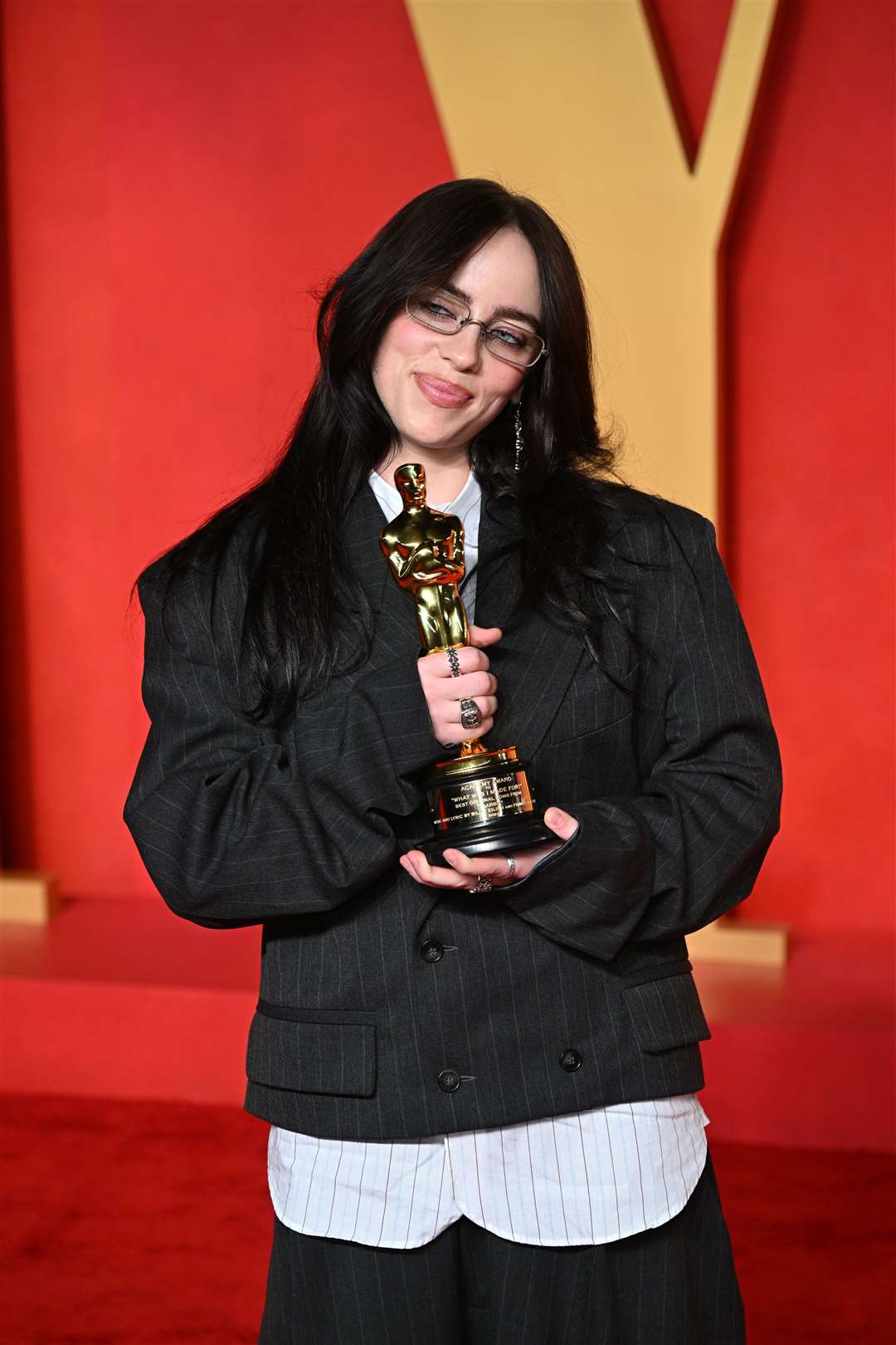 Oscar-winner Billie Eilish described the election results as ‘a war on women’ (Doug Peters/PA)