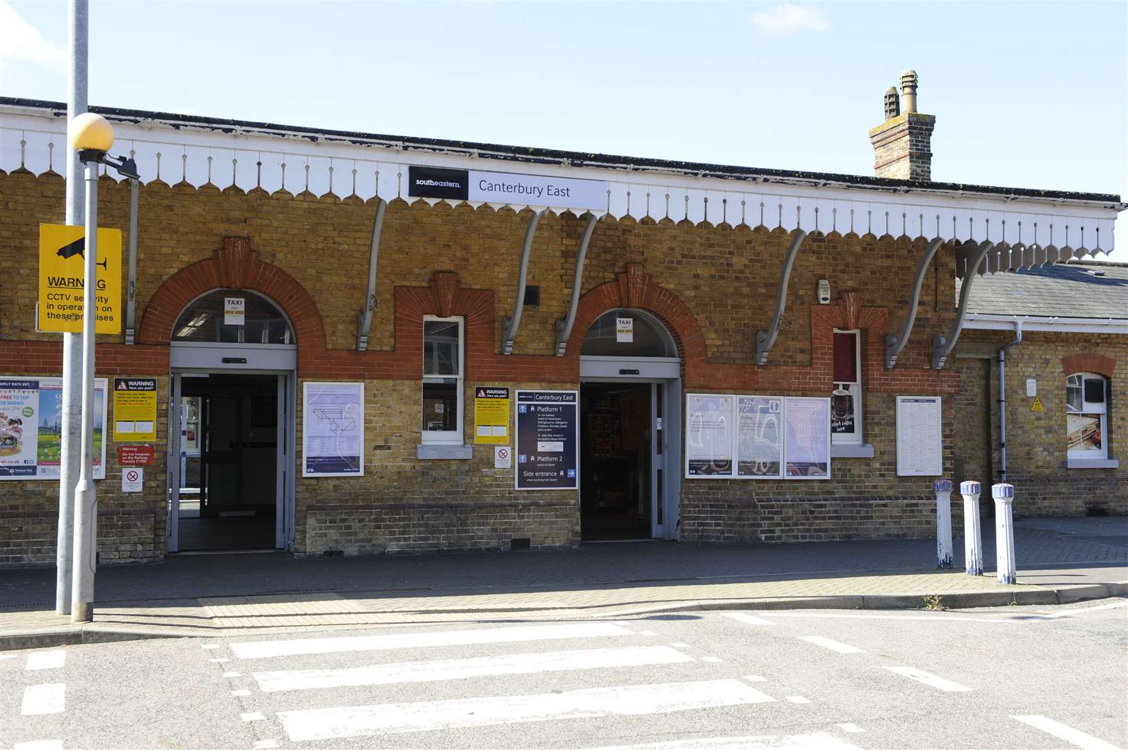 Canterbury East Railway Station, Canterbury. Picture: Tony Flashman