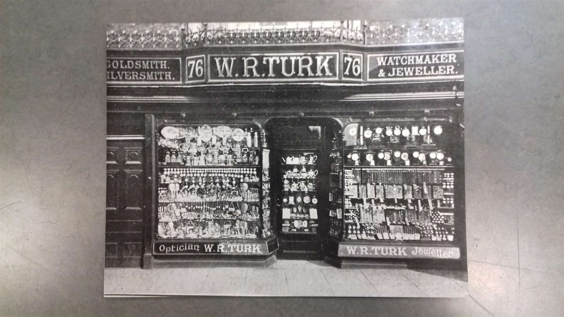 William Turk's shop at 76 High Street