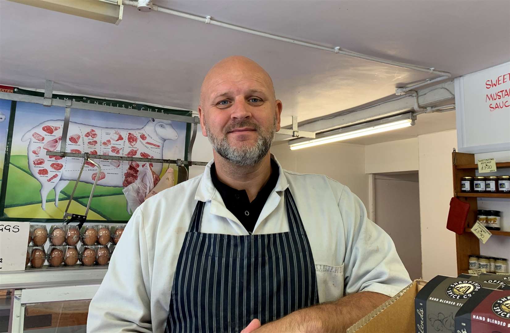 Shane Foster runs the butchers next door to Chop Chop