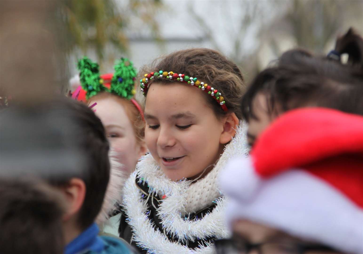 Year 6 pupils from the school and carols for the elderly reidents at care homes in Sittingbourne (43436558)