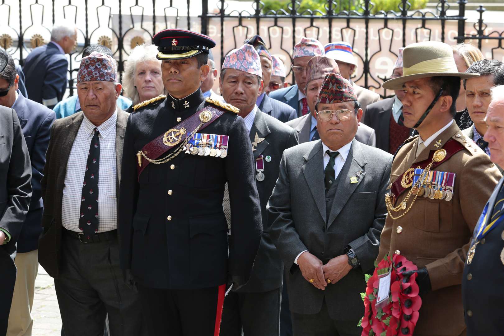 A ceremony was held at Maidstone Museum to mark the anniversary. Picture: Martin Apps.