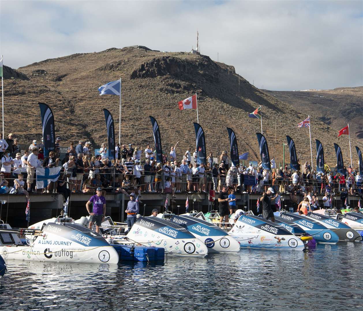 The pair will embark from San Sebastian in La Gomera, Canary Islands. Picture: Atlantic Campaigns