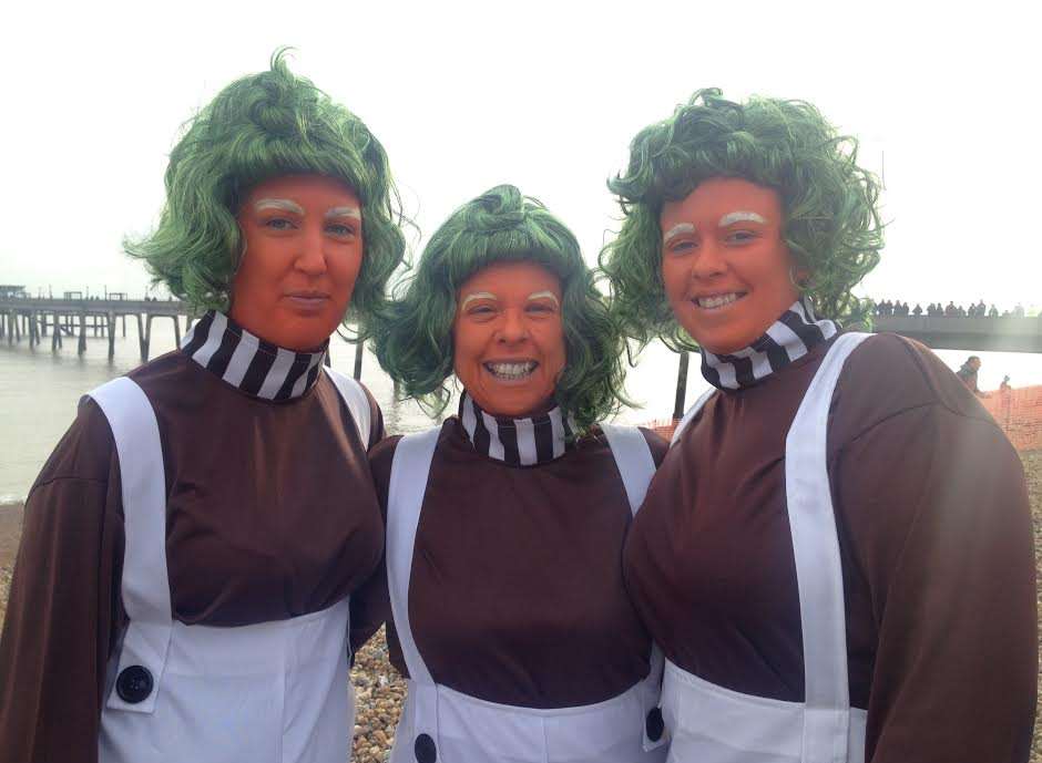 Oompa Loompas Sarah Dales, Carol Cory and Millie Cory