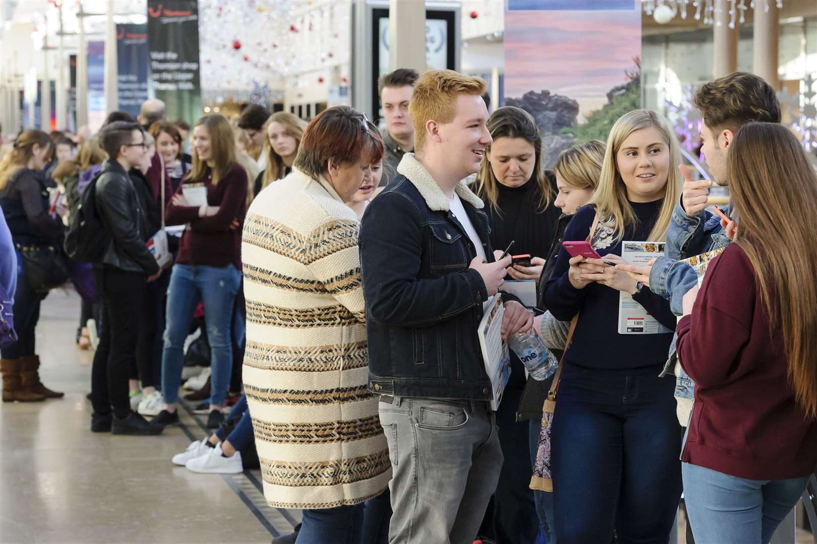 Fans are often seen queuing outside Waterstones in Bluewater to meet their favourite authors. Picture: Andy Payton