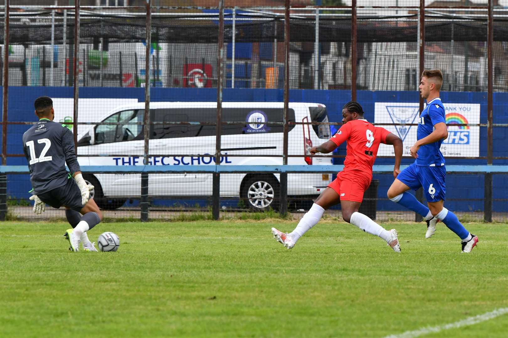 Welling United versus Gillingham, Dipo Akinyemi scores his second Picture: Keith Gillard (49062397)