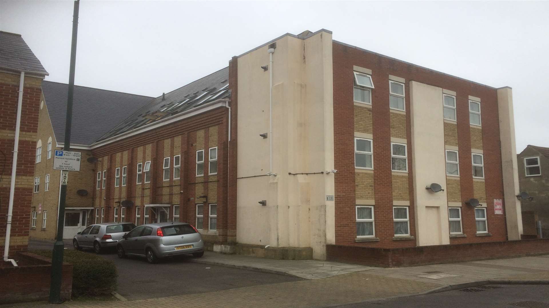 Trafalgar Street, Gillingham, where the bodies were found