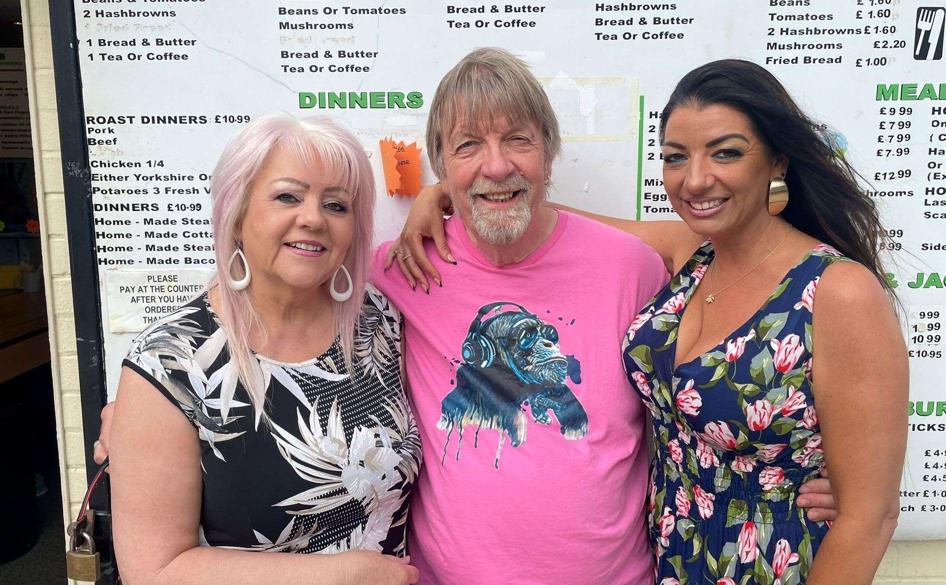 Bub and Steve Howe with their daughter Paula Howe who helps out at The Coastal Park Garden Cafe. Picture: Joe Crossley